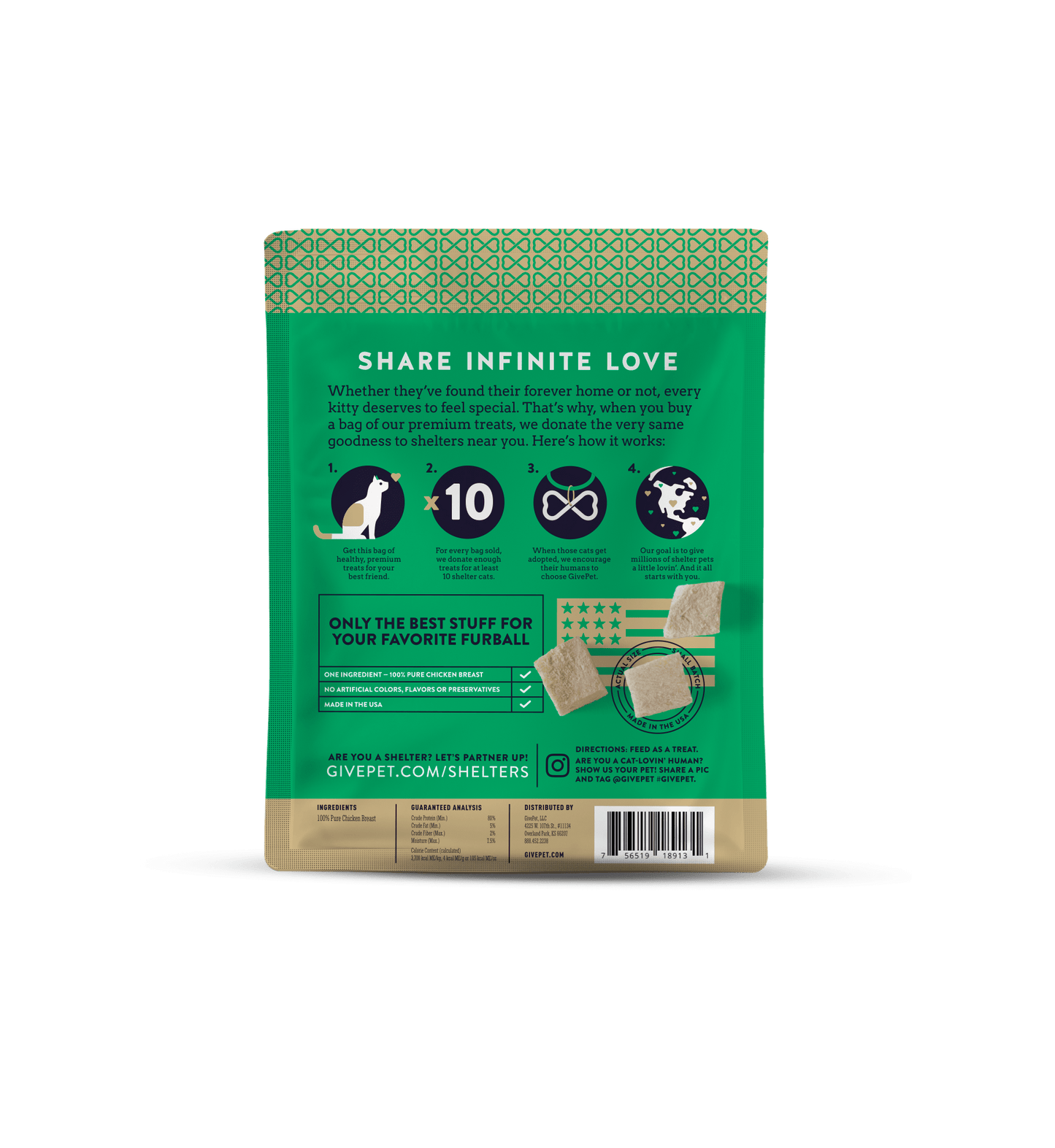 GivePet Meowsterpiece Freeze-Dried Treats for Cats