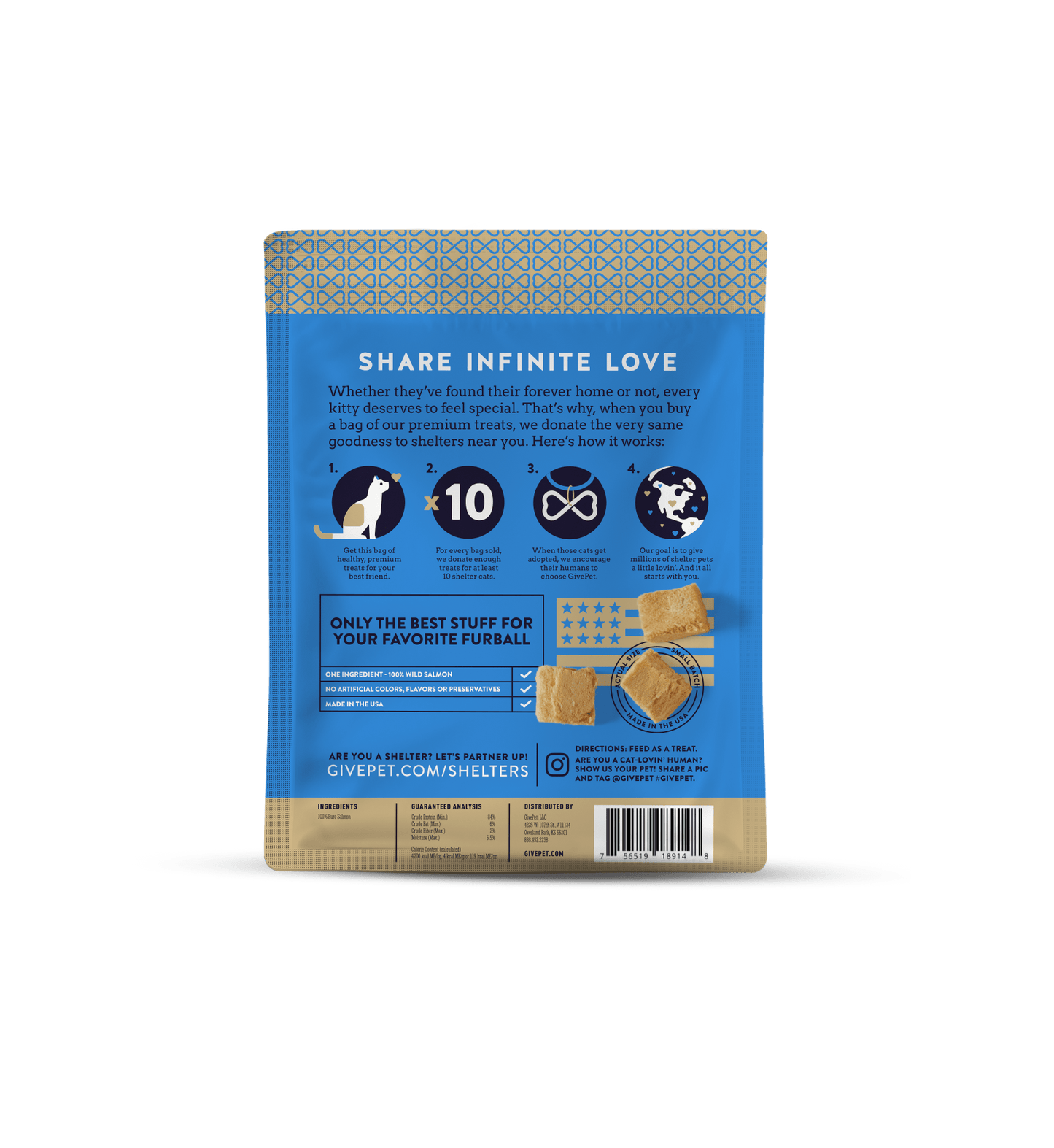GivePet Purrfect Cast Freeze-Dried Treats for Cats