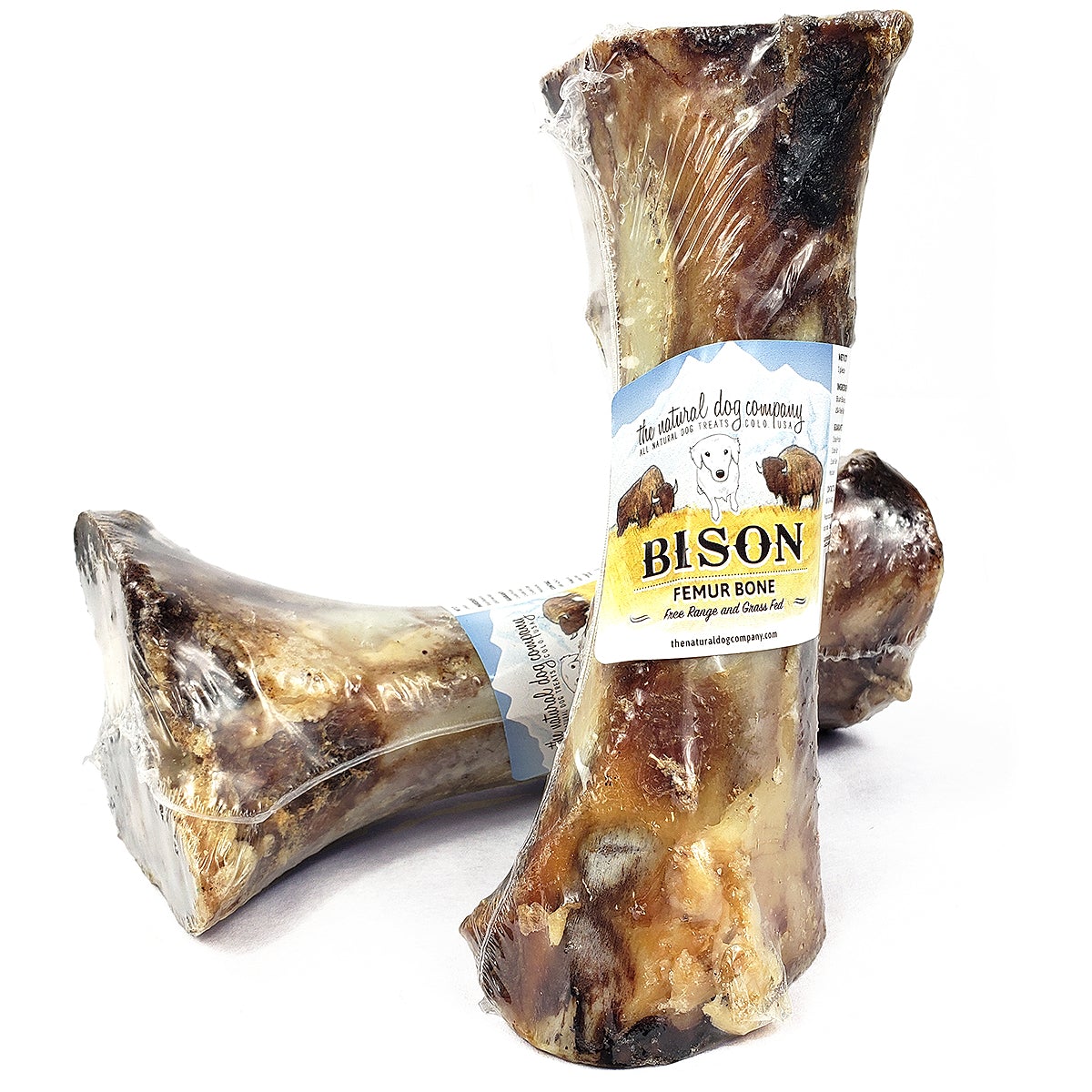 Tuesday's Natural Dog Company Bison Femur Bone Dog Treat